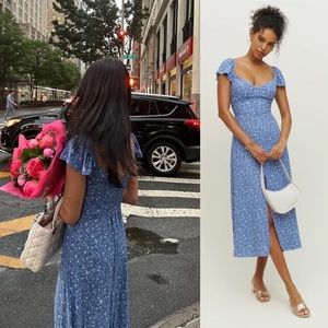 Reformation Baxley Midi Dress - Eve
